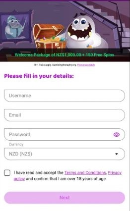 Use the mobile version of the casino for easy gaming